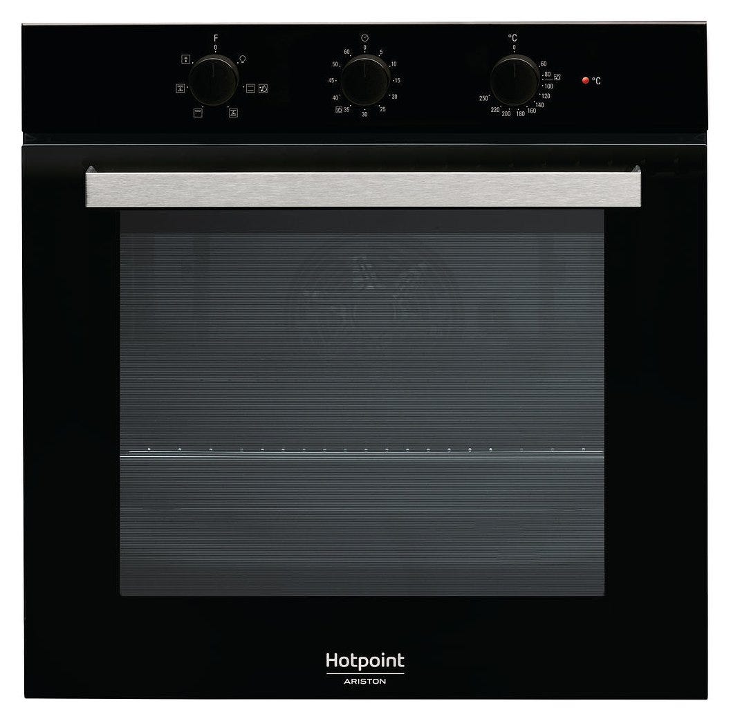 Hotpoint Ariston FA3 530 H BL HA CLASS 3 Forno incasso cm. 60 - vetro nero