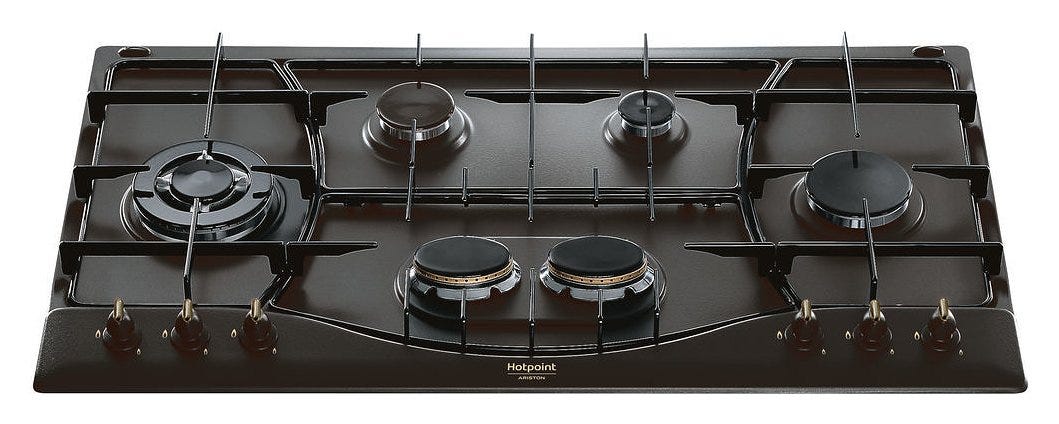 Hotpoint Ariston PHN 960MST (AN) R/HA Piano cottura a gas da incasso cm. 87 - antracite