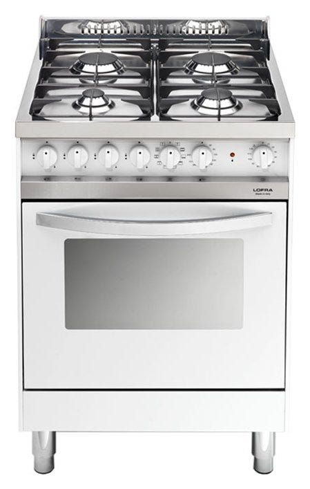 Lofra MB66MF Maxima Cucina da accosto cm. 60 x 60 - bianco 4 fuochi + 1 forno elettrico