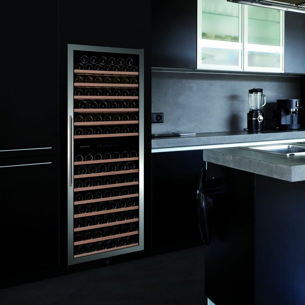 Dunavox -181.490DBK Grande-181 Cantina vino cm. 65 - 181 bottiglie - vetro nero