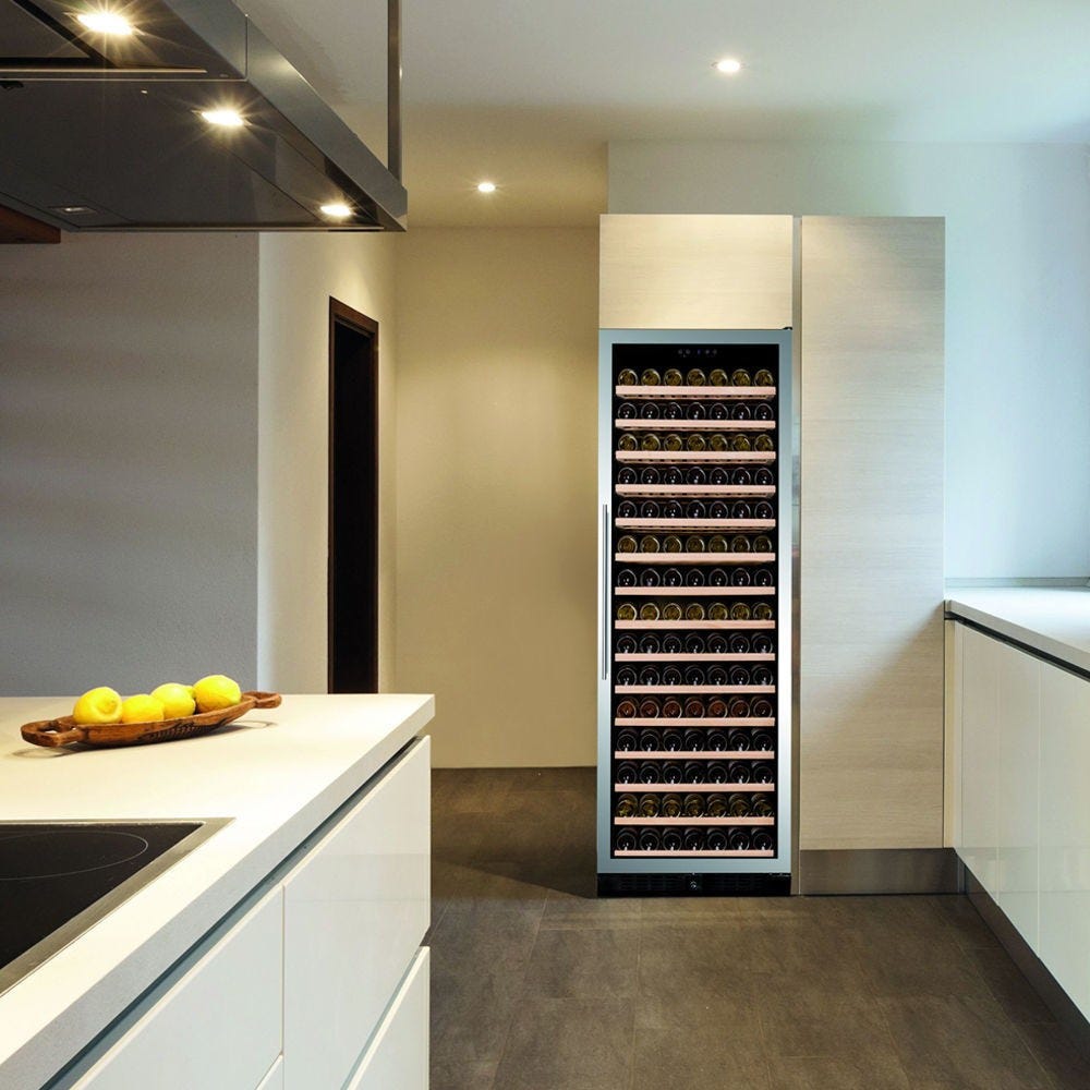Dunavox -194.490SSK Grande-194 Cantina vino cm. 65 - 194 bottiglie - inox