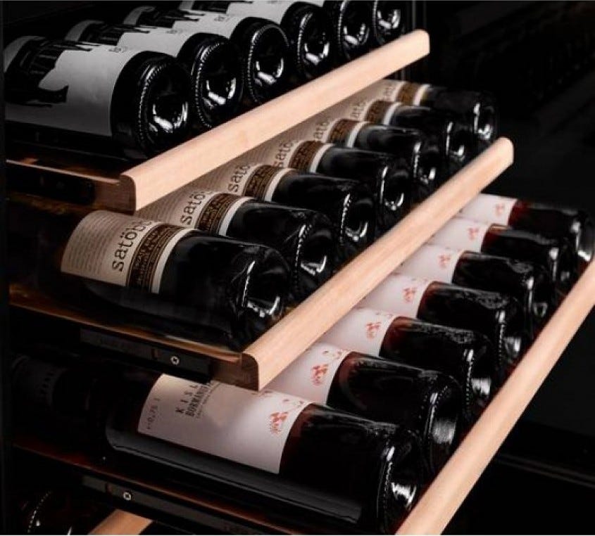 Dunavox -194.490SSK Grande-194 Cantina vino cm. 65 - 194 bottiglie - inox