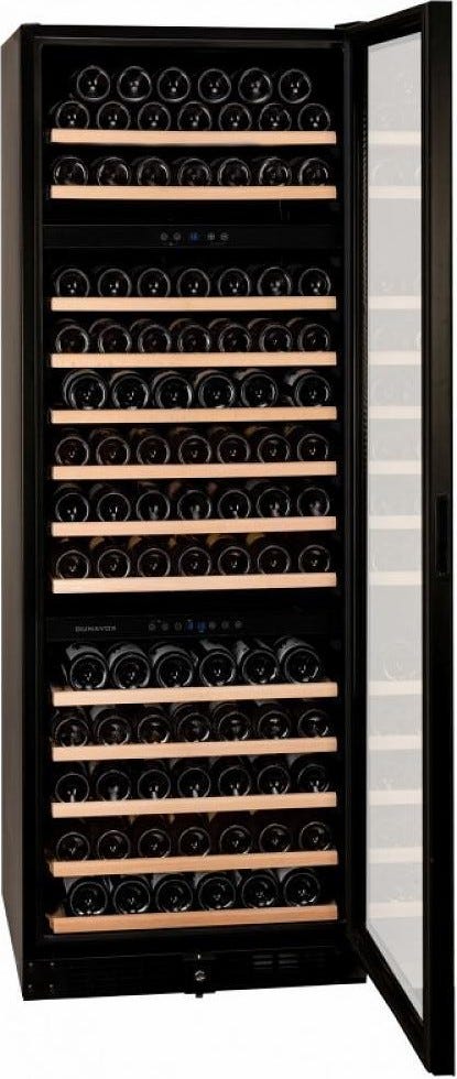 Dunavox -170.490TBK EXCLUSIVE Cantina vino cm. 65 - 170 bottiglie - vetro nero