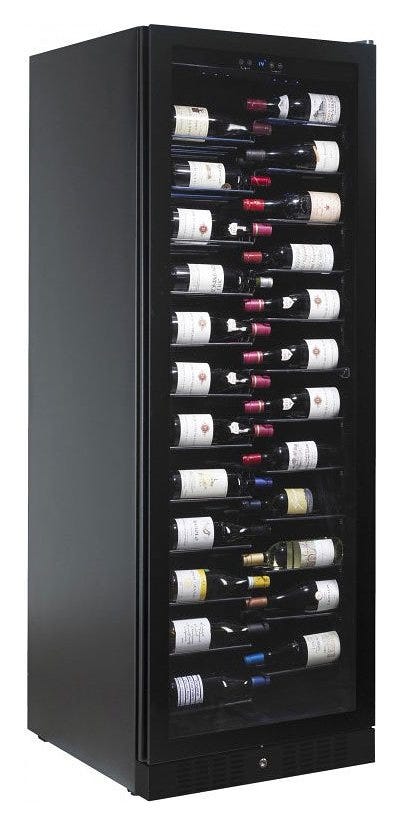 Dunavox -143.468B Grande-143 Cantina vino cm. 65 - 143 bottiglie - vetro nero
