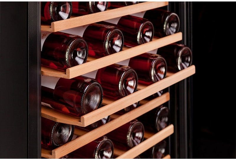 Dunavox FH-48.130 Home-48 Cantina vino cm. 55 - 48 bottiglie - vetro nero