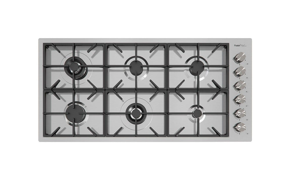 Foster 7639 000 Milano Piano cottura a gas cm 115 - filotop - acciaio spazzolato