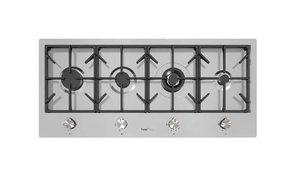 Foster 7640 000 Milano Piano cottura a gas cm 108 - filotop - acciaio spazzolato