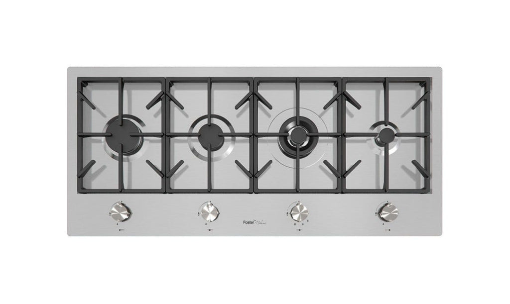 Foster 7640 000 Milano Piano cottura a gas cm 108 - filotop - acciaio spazzolato