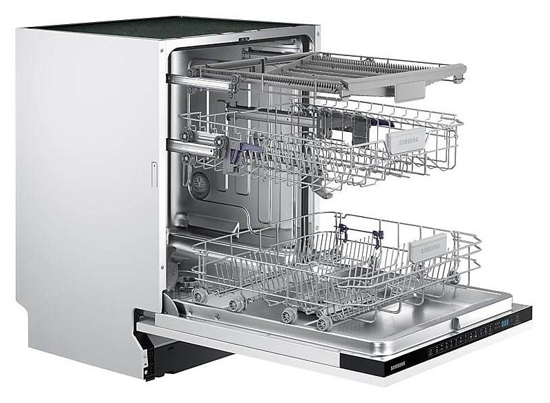 Samsung DW60M6050BB Lavastoviglie cm. 60 - coperti 14 scomparsa totale