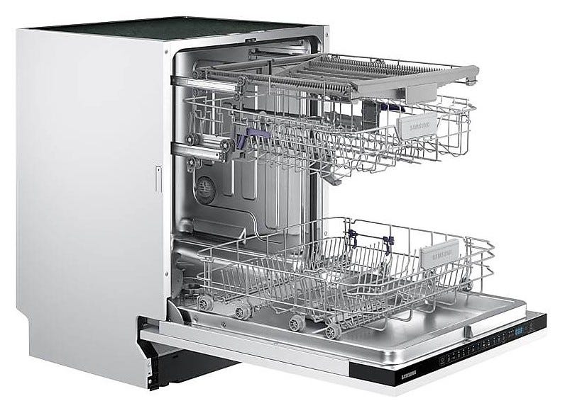 Samsung DW60M6050BB Lavastoviglie cm. 60 - coperti 14 scomparsa totale