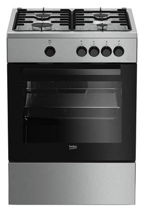 Beko FSG 62000 DX Cucina da accosto 60 - inox 4 fuochi + 1 forno a gas
