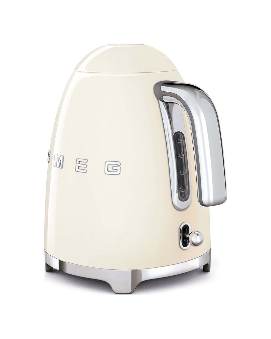 Smeg Selection KLF03CREU 50's Style Bollitore elettrico Standard - panna Lucido