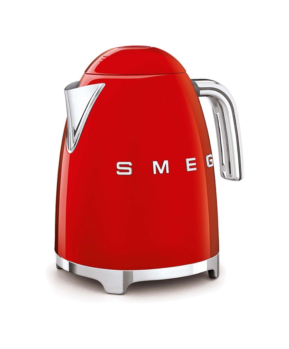 Smeg Selection KLF03RDEU 50's Style Bollitore elettrico Standard - rosso Lucido