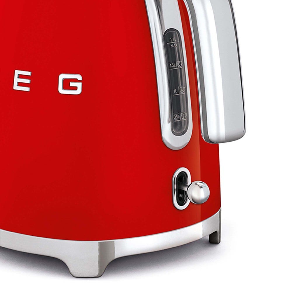 Smeg Selection KLF03RDEU 50's Style Bollitore elettrico Standard - rosso Lucido