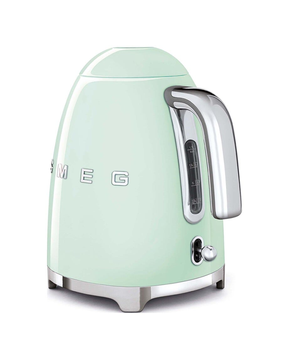 Smeg Selection KLF03PGEU 50's Style Bollitore elettrico Standard - verde pastello Lucido