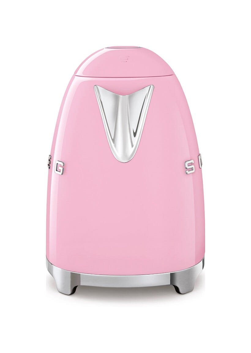 Smeg Selection KLF03PKEU 50's Style Bollitore elettrico Standard - rosa Lucido