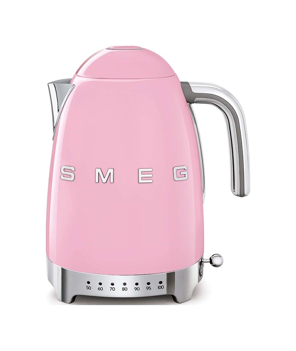 Smeg Selection KLF04PKEU 50's Style Bollitore elettrico a temperatura variabile - rosa Lucido