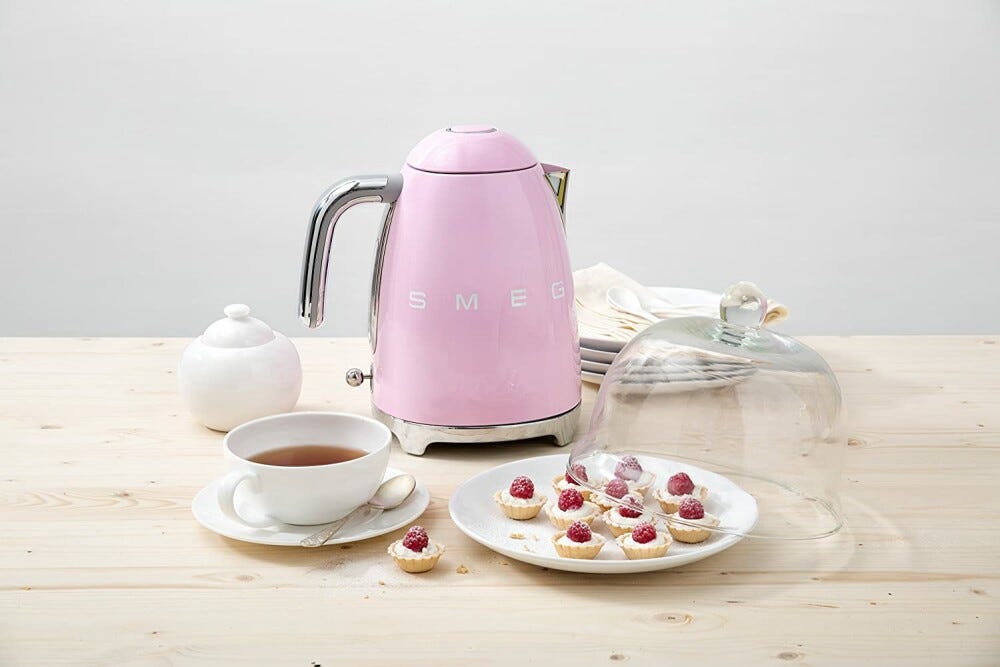 Smeg Selection KLF04PKEU 50's Style Bollitore elettrico a temperatura variabile - rosa Lucido