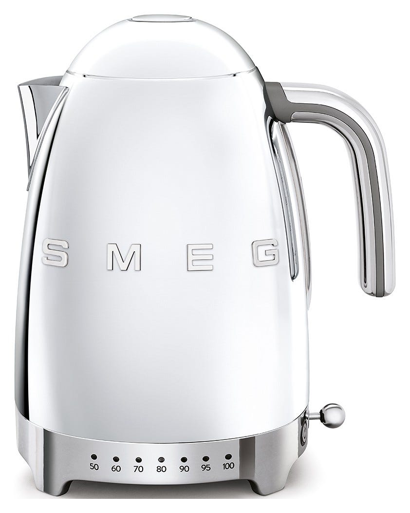 Smeg Selection KLF04SSEU ANNI 50 Bollitore elettrico a temperatura variabile - inox lucido