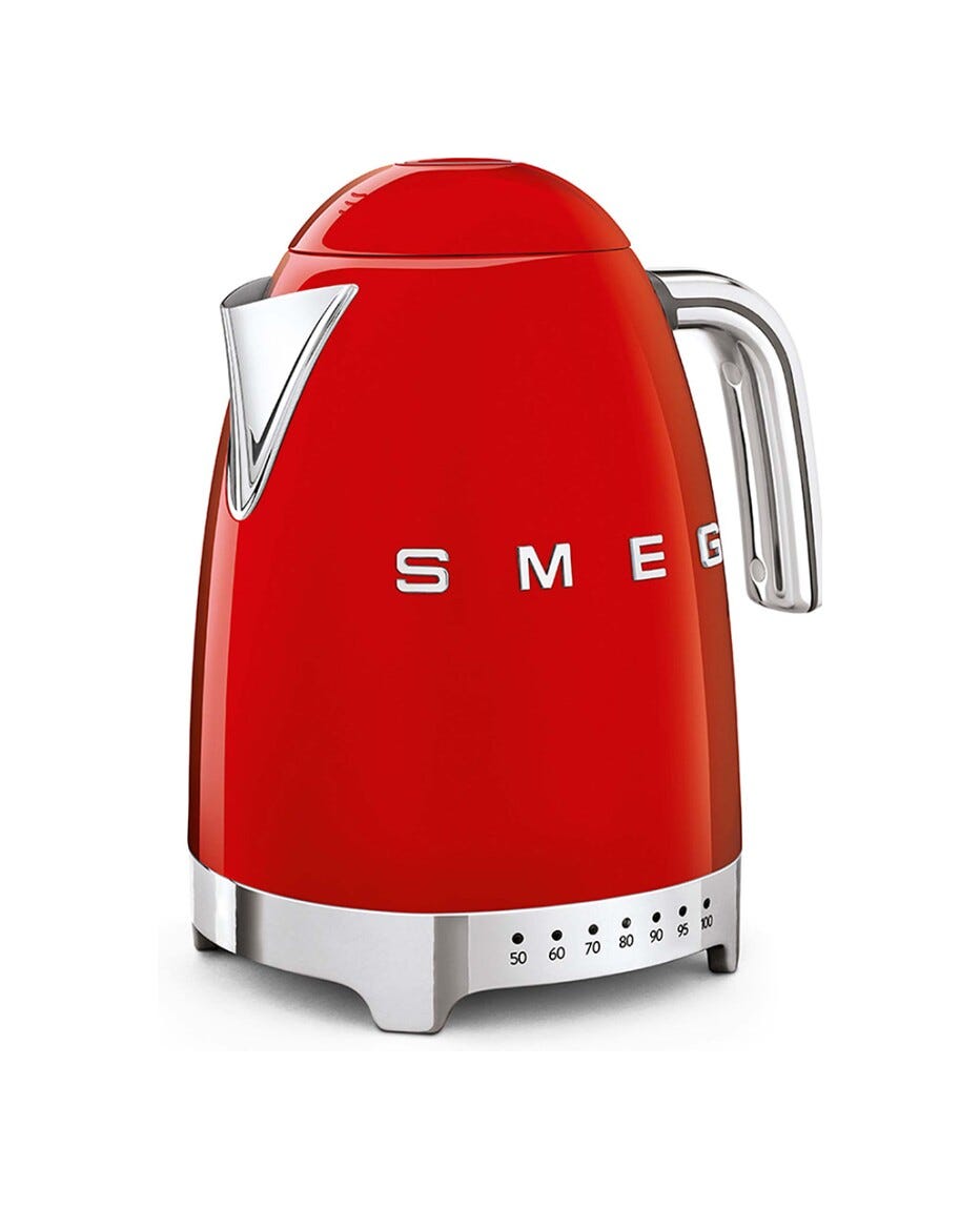 Smeg Selection KLF04RDEU 50's Style Bollitore elettrico a temperatura variabile - rosso Lucido