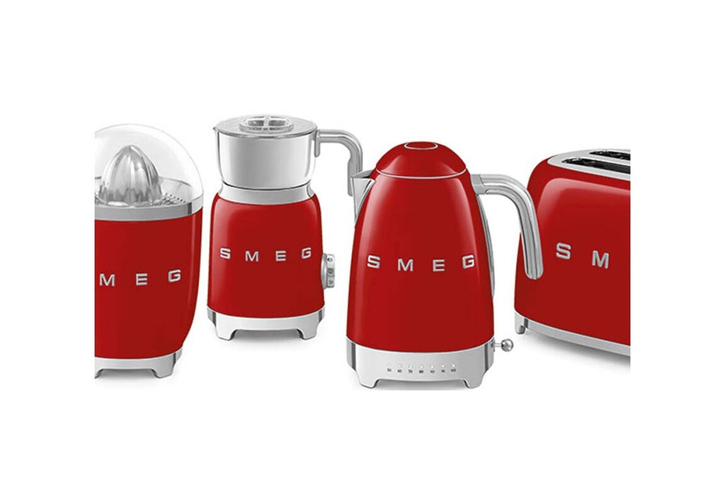 Smeg Selection KLF04RDEU 50's Style Bollitore elettrico a temperatura variabile - rosso Lucido