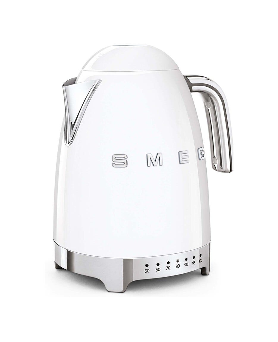 Smeg Selection KLF04WHEU 50's Style Bollitore elettrico a temperatura variabile - bianco Lucido