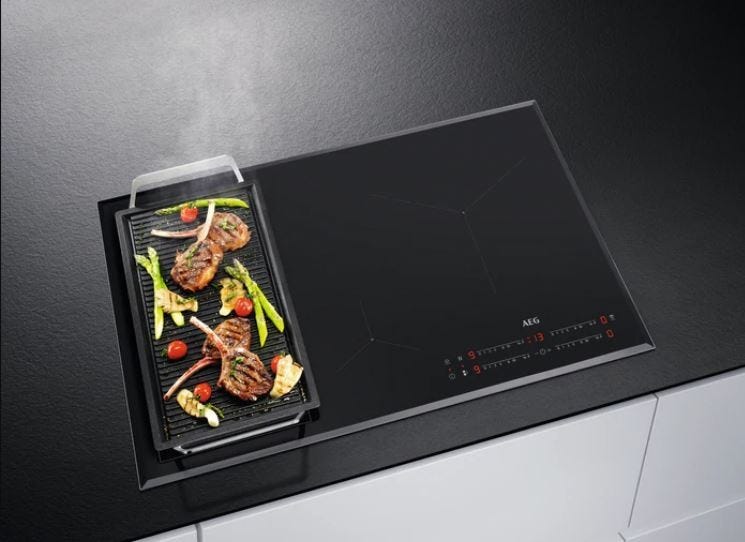 AEG IKE84443FB Piano cottura a induzione cm. 78 - vetroceramica nero