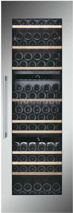 Avintage AVI97X3ZI Cantina vino cm. 60 h 179 - bottiglie 97 - inox incasso colonna