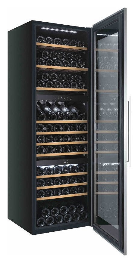 Avintage AVI97X3ZI Cantina vino cm. 60 h 179 - bottiglie 97 - inox incasso colonna