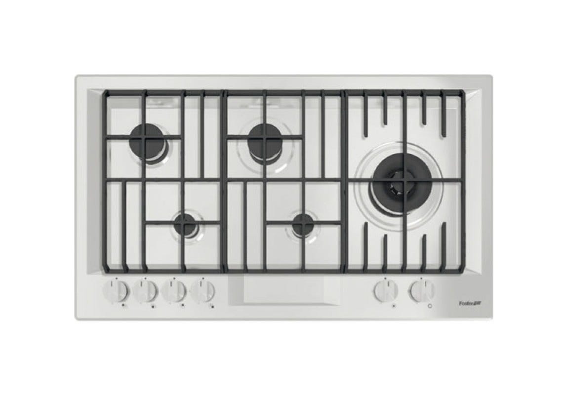Foster 7206 082 Fl Piano cottura gas incasso cm. 86 - inox spazzolato