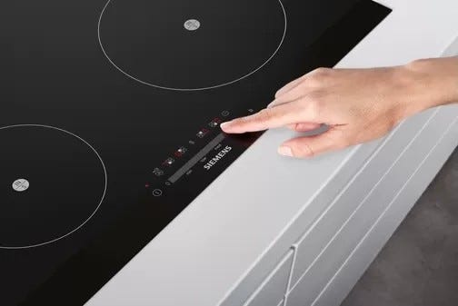 Siemens ET675FNP1E Iq300 Piano cottura elettrico cm 60 - vetroceramica nero