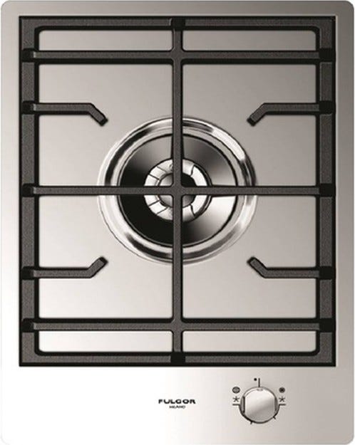 Fulgor CPH 401 GDWK X Piani Combi Set Piano cottura a gas cm 40 - inox