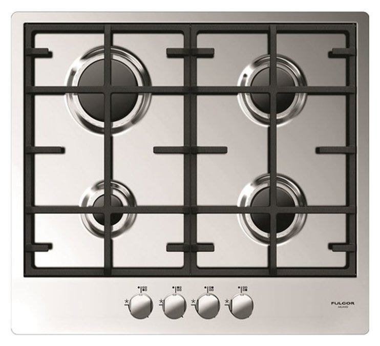 Fulgor CPH 604 G X Piano cottura a gas cm 60 - inox