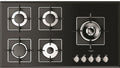 Fulgor FCH 905 G DWK BK Piano cottura a gas cm 90 - vetro nero