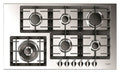 Fulgor QH 906 G WK X Piano cottura a gas cm 90 - inox