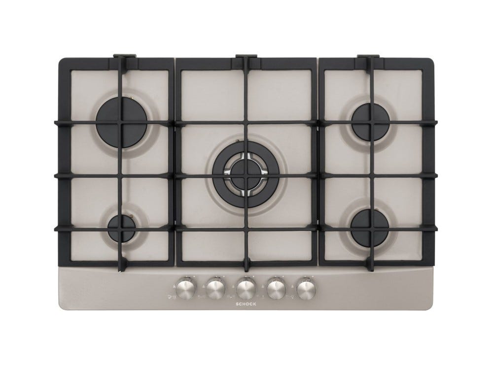 Schock Primus PC75 AVG Piano cottura a gas cm 75 - grigio tortora