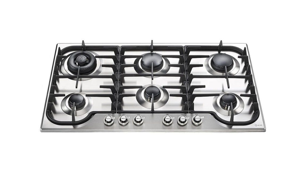 ILVE HCB906CN Nostalgie Piano cottura incasso cm 90 - inox o colorato - bruciatore Dual opzionale
