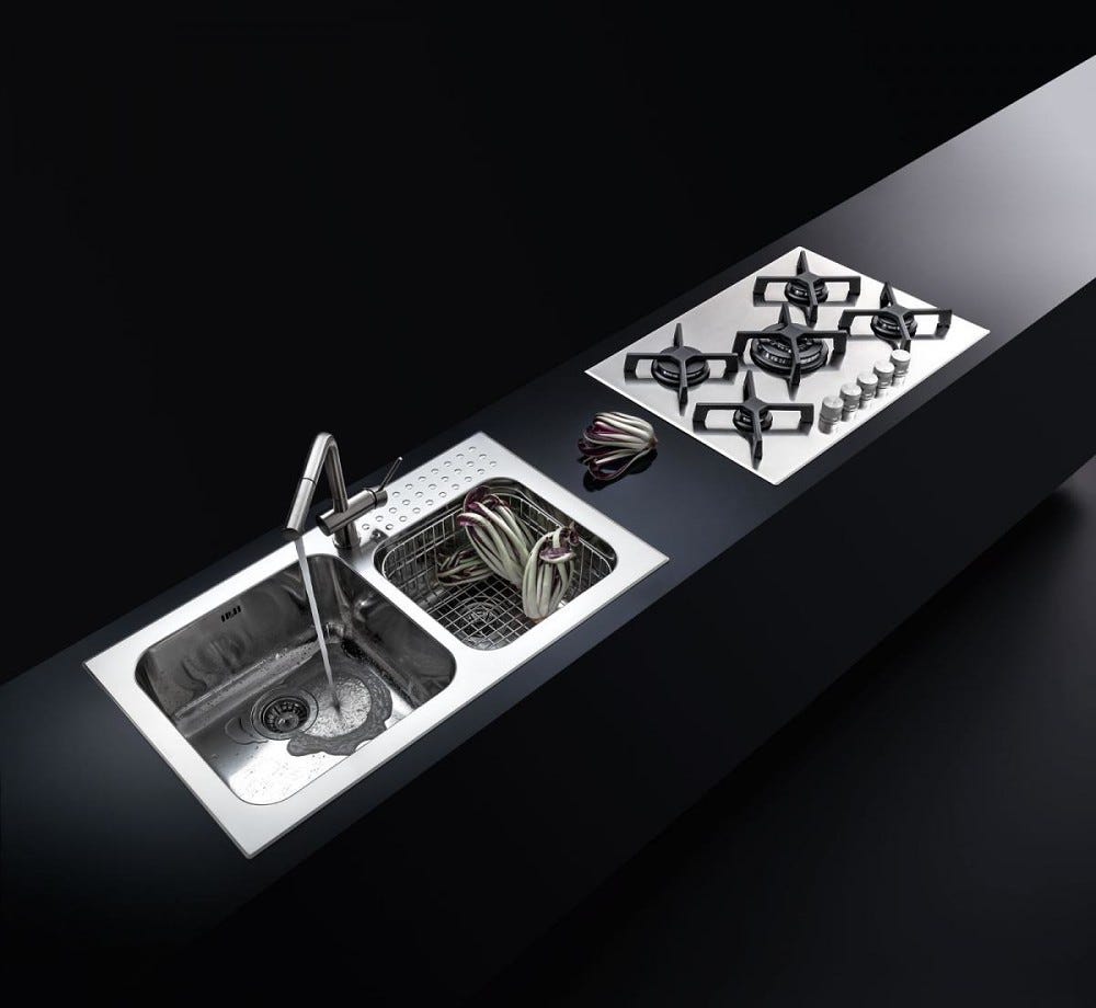 Barazza 1PSP75 SELECT PLUS Piano cottura incasso cm. 70 - inox