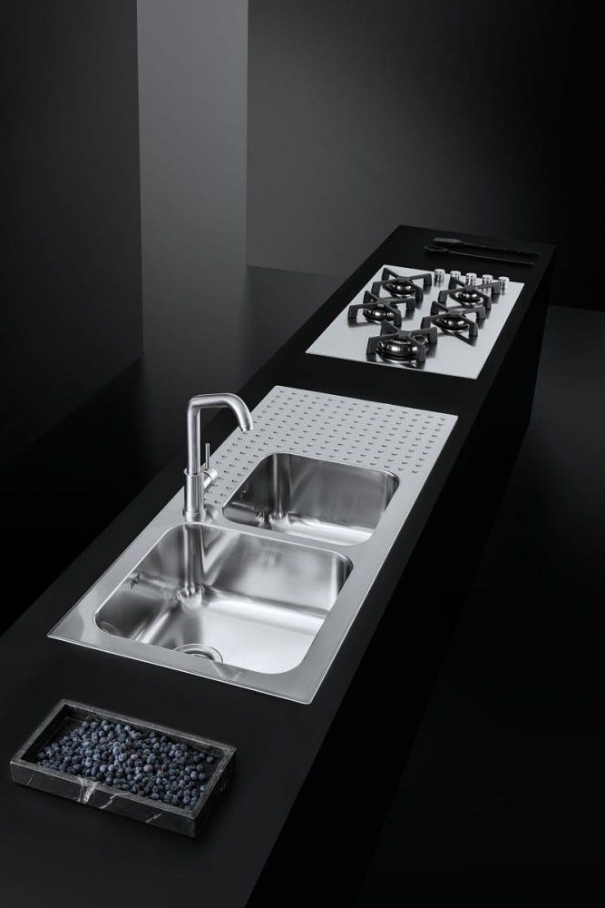 Barazza 1PSP95 SELECT PLUS Piano cottura incasso cm. 90 - inox