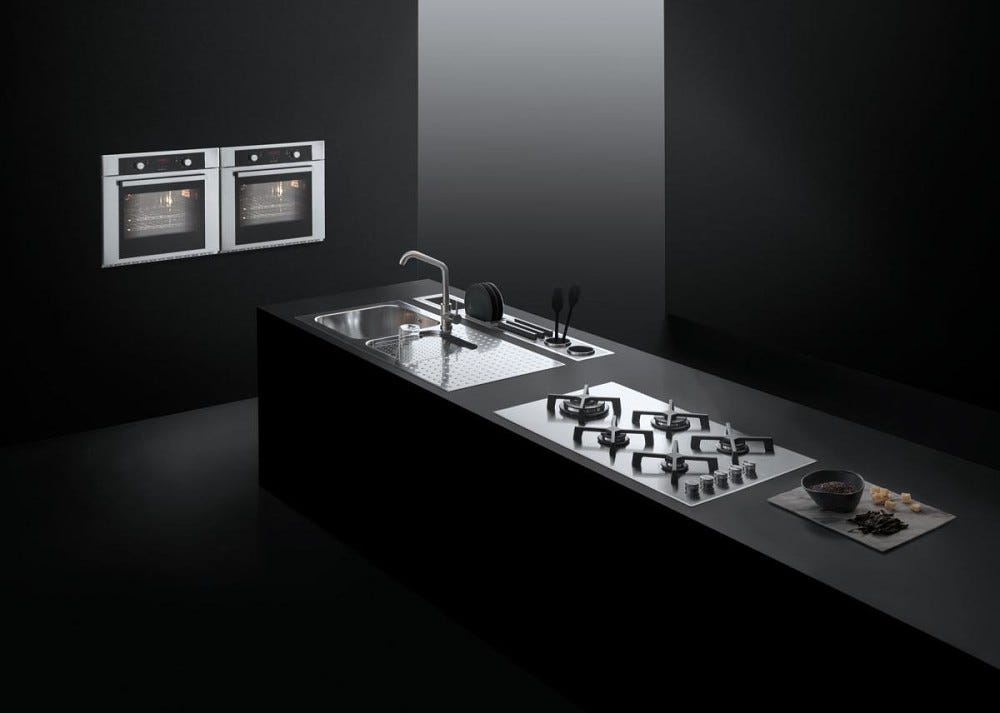 Barazza 1PSP95 SELECT PLUS Piano cottura incasso cm. 90 - inox