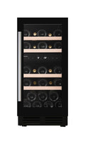 Dunavox UF-32.78DB Flow-32D Cantina vino cm. 38 - 32 bottiglie - vetro nero
