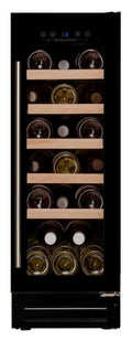 Dunavox UF-19.58B Flow-19 Cantina vino cm. 30 - 19 bottiglie - vetro nero