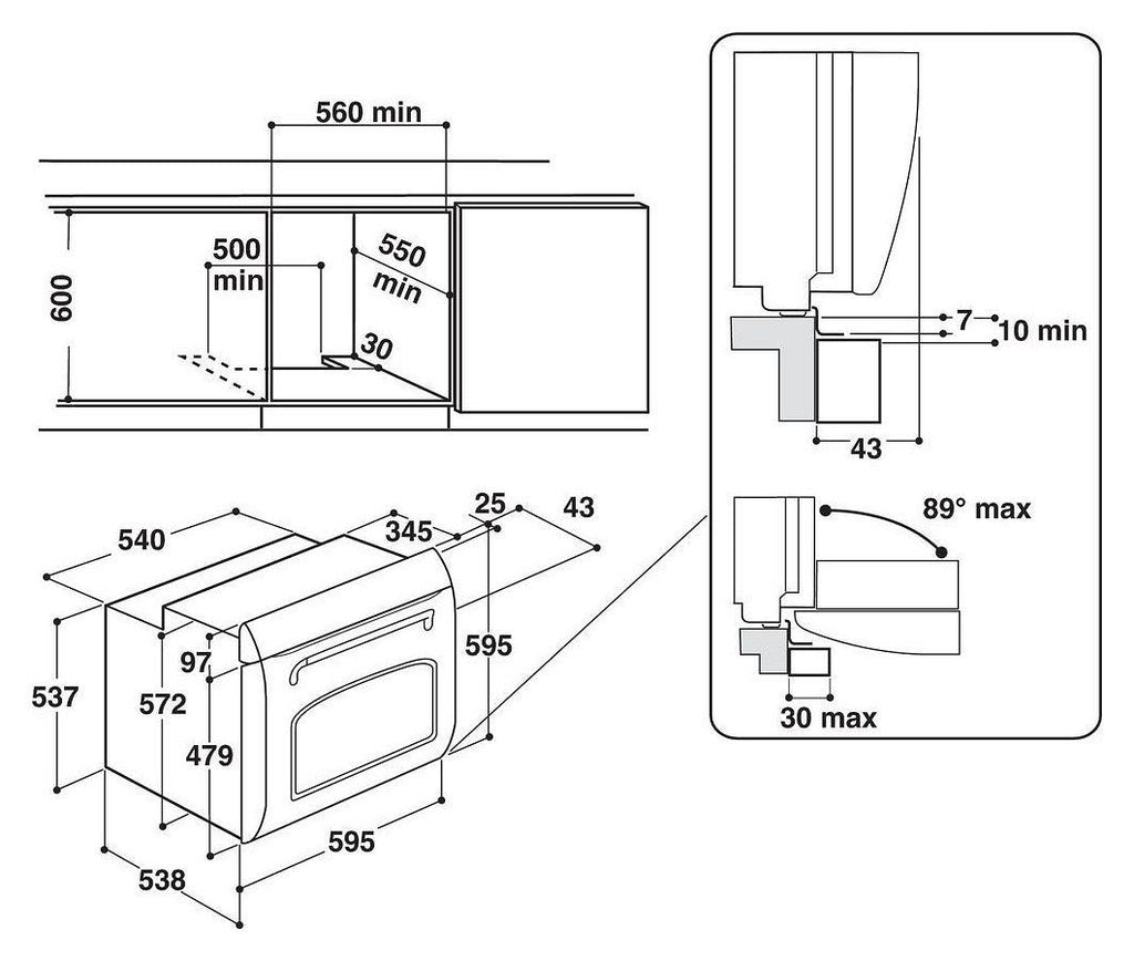 Hotpoint Ariston FIT 834 AV HA TRADIZIONE Forno incasso cm. 60 - avena