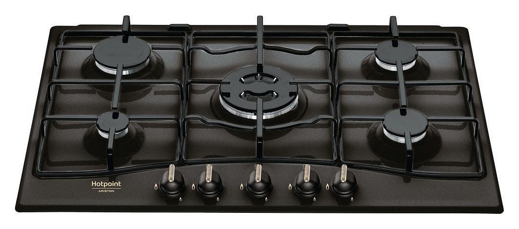 Hotpoint Ariston PCN 750 T (AN)R/HA Piano cottura a gas da incasso cm 75 - antracite