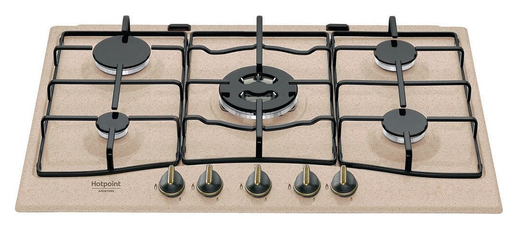 Hotpoint Ariston PCN 750 T (AV)R/HA Piano cottura a gas da incasso cm 75 - avena