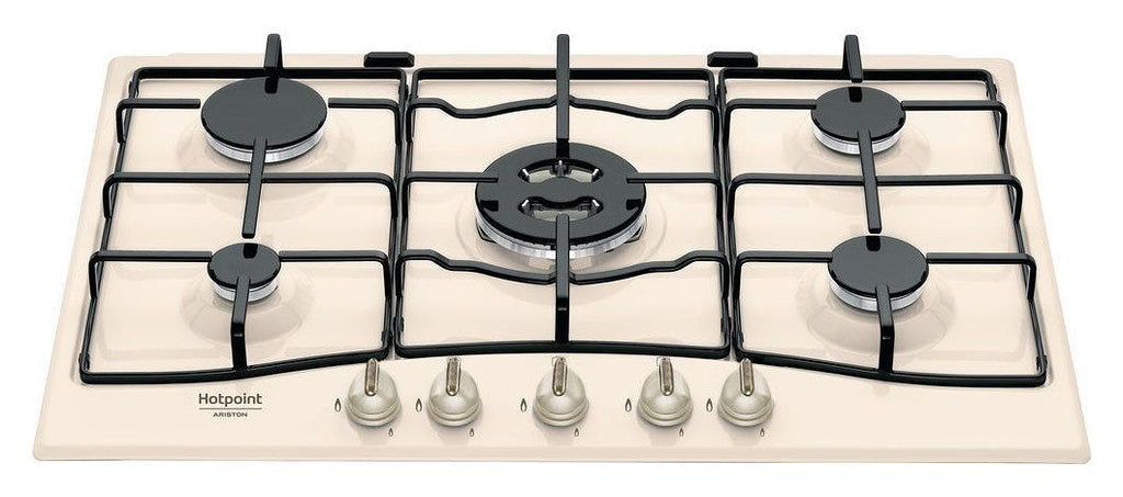 Hotpoint Ariston PCN 750 T (OW)R/HA Piano cottura a gas da incasso cm 75 - bianco antico