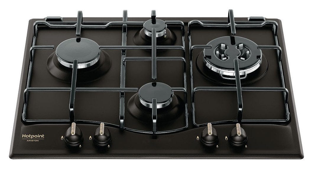 Hotpoint Ariston PCN 640 T (AN)R/HA Piano cottura a gas cm 60 - antracite