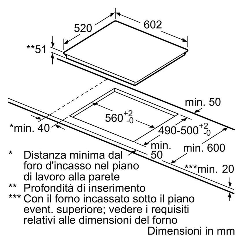Siemens EX675JYW1E iQ700 Piano cottura a induzione cm. 60 - vetroceramica nero
