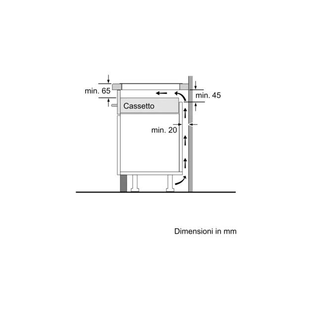 Siemens EX675JYW1E iQ700 Piano cottura a induzione cm. 60 - vetroceramica nero