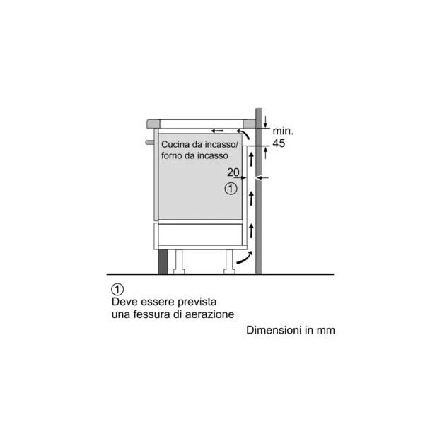 Siemens EX675JYW1E iQ700 Piano cottura a induzione cm. 60 - vetroceramica nero